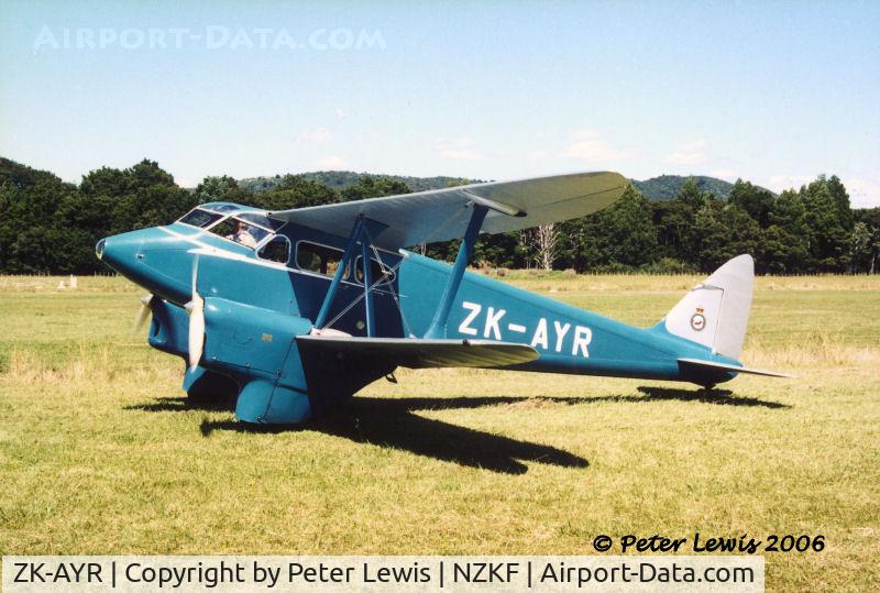 ZK-AYR, 1936 De Havilland DH-90A Dragonfly C/N 7508, Dragonfly ZK-AYR