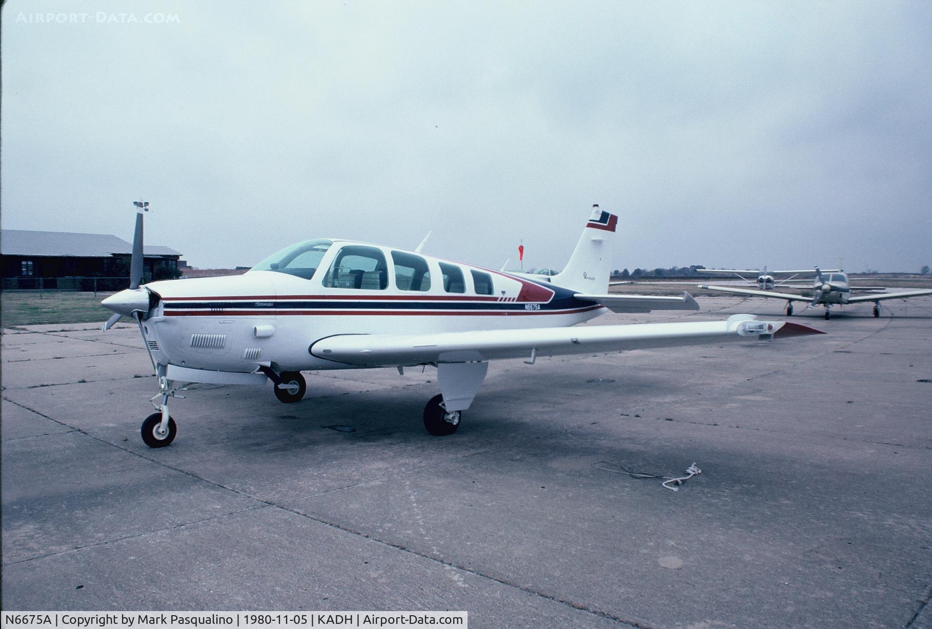 N6675A, 1979 Beech A36TC Bonanza 36 C/N EA-30, Beech A36TC