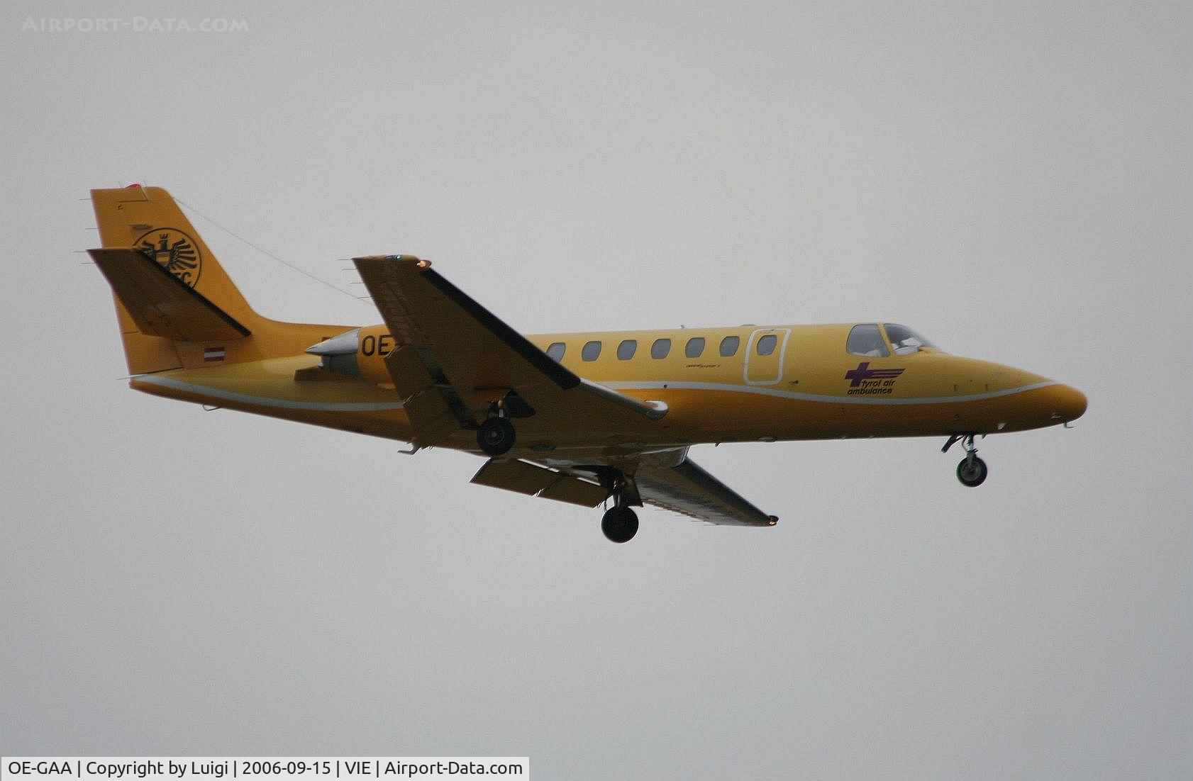 OE-GAA, Cessna 560 Citation V C/N 560-0111, Tyrolean Air Ambulabce