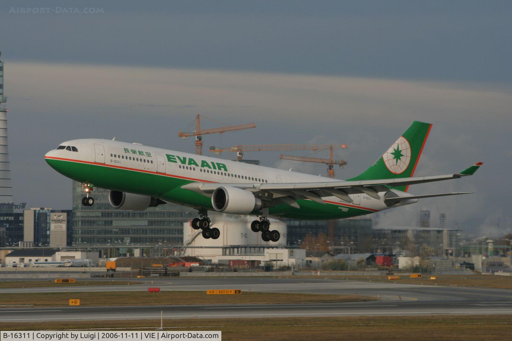 B-16311, 2005 Airbus A330-203 C/N 693, Eva Air
