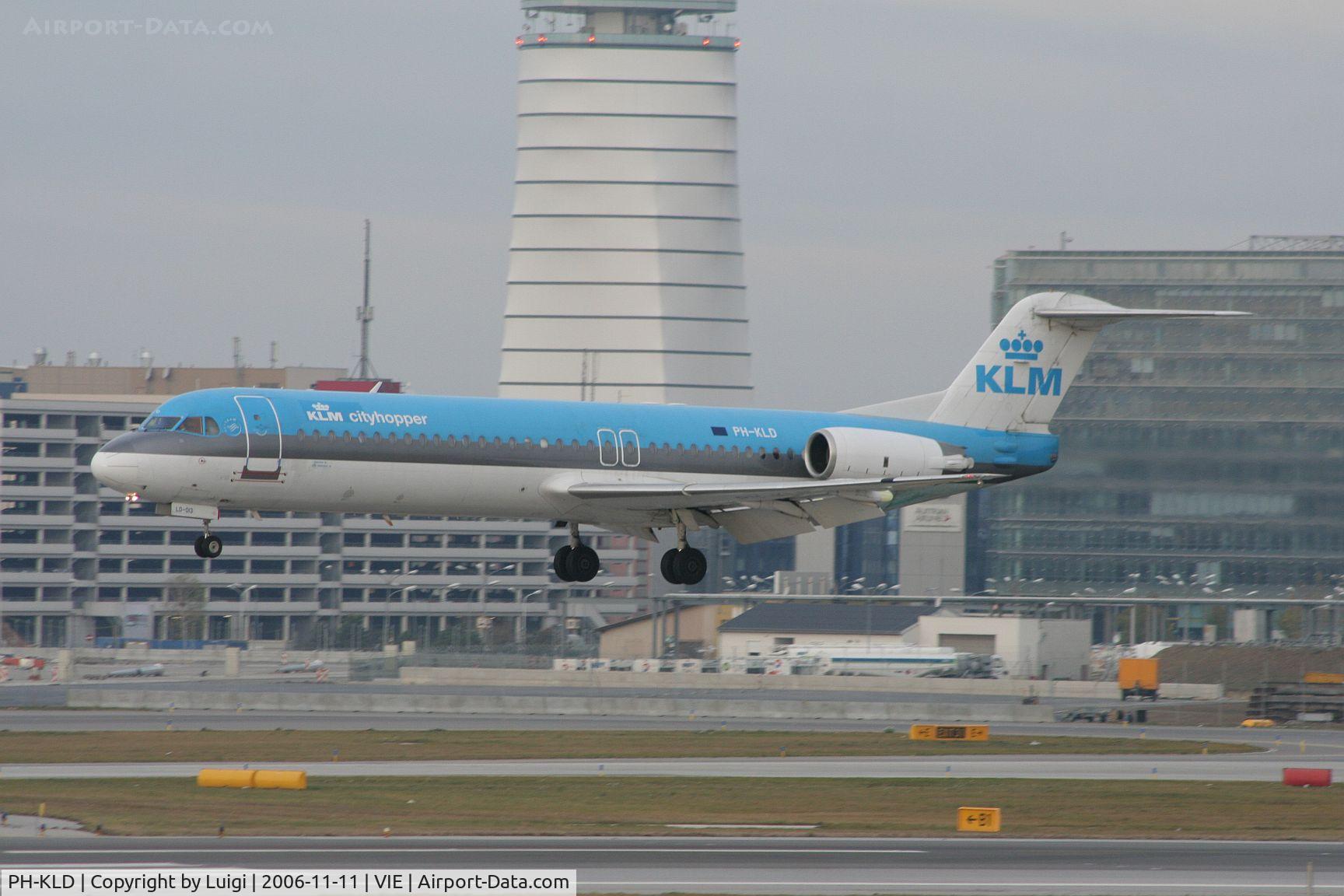 PH-KLD, 1989 Fokker 100 (F-28-0100) C/N 11269, KLM Fokker 100