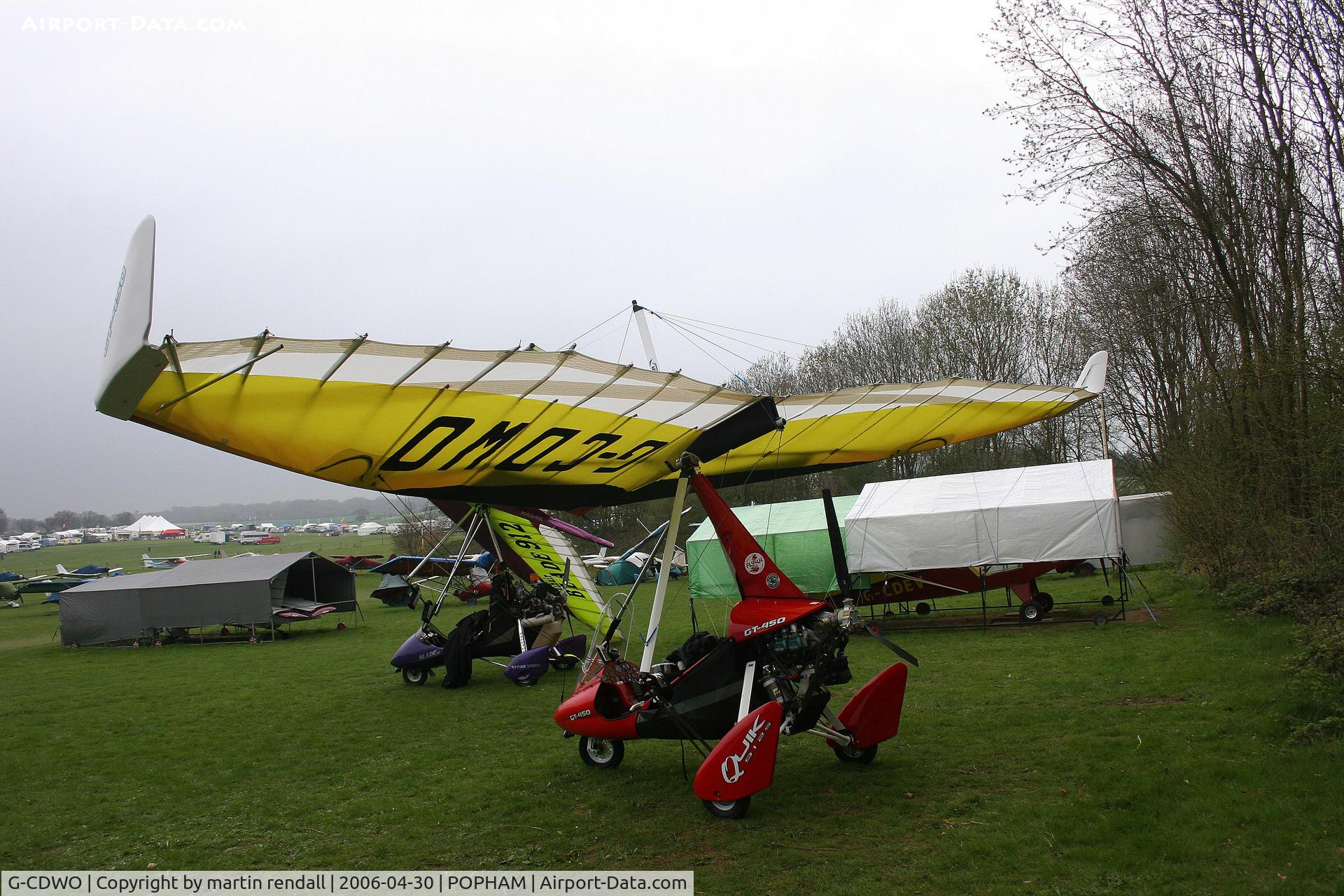 G-CDWO, 2006 P&M Aviation Quik GT450 C/N 8175, PEGASUS