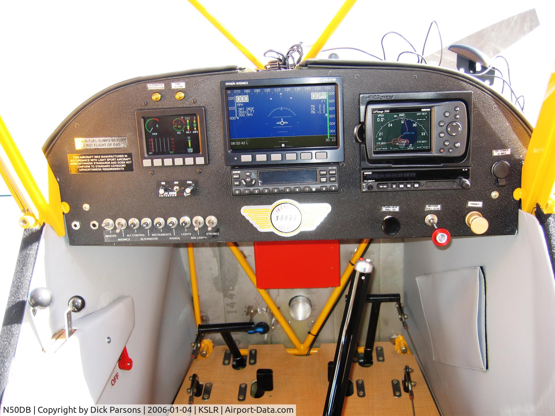 N50DB, American Legend AL11C-100 C/N AL-1014, Glass Cockpit