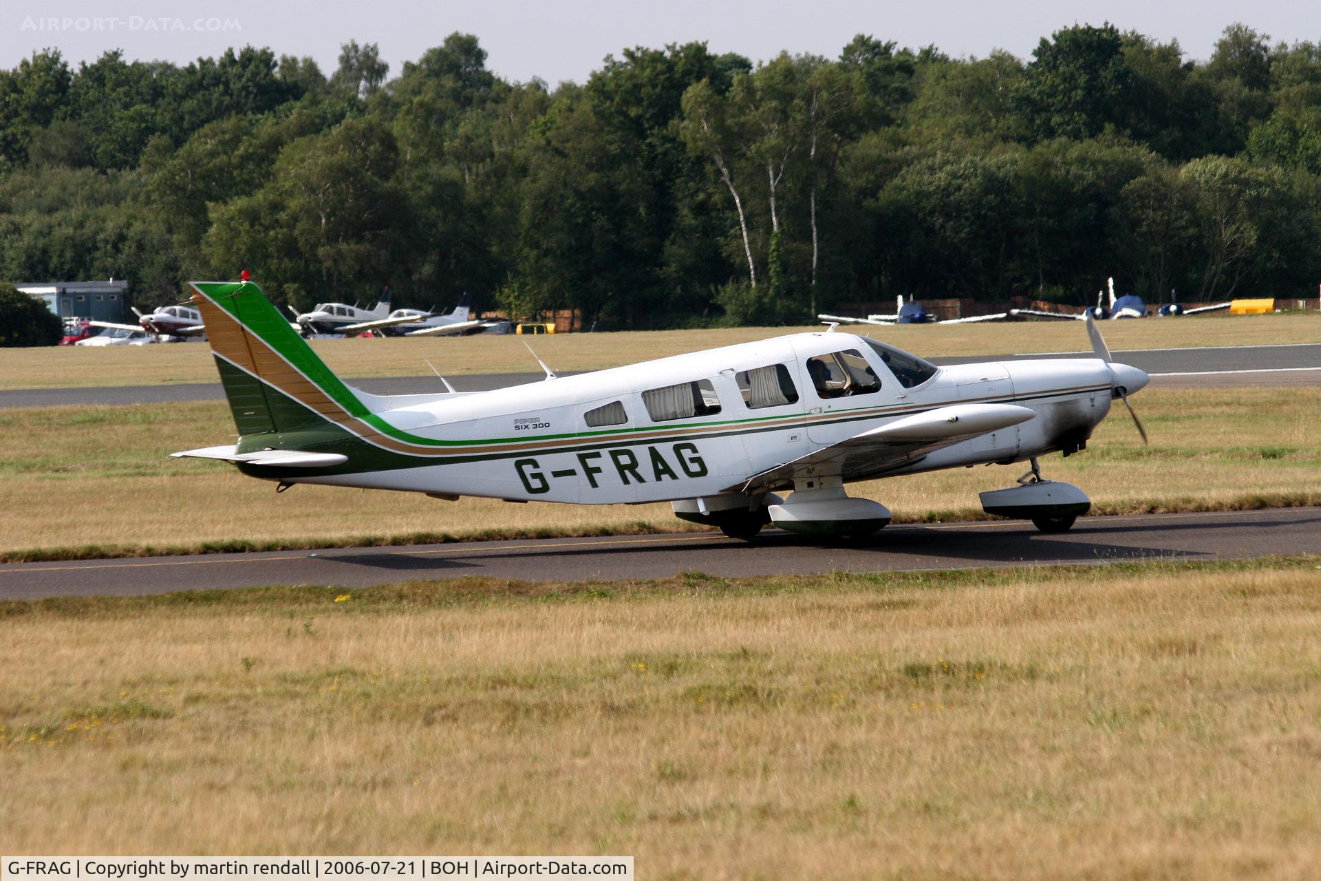 G-FRAG, 1979 Piper PA-32-300 Cherokee Six Cherokee Six C/N 32-7940284, PA32