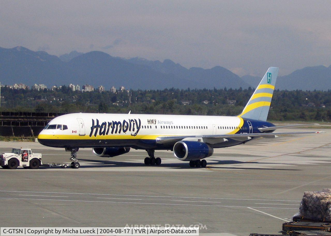 C-GTSN, 1990 Boeing 757-28A C/N 24543, In tow