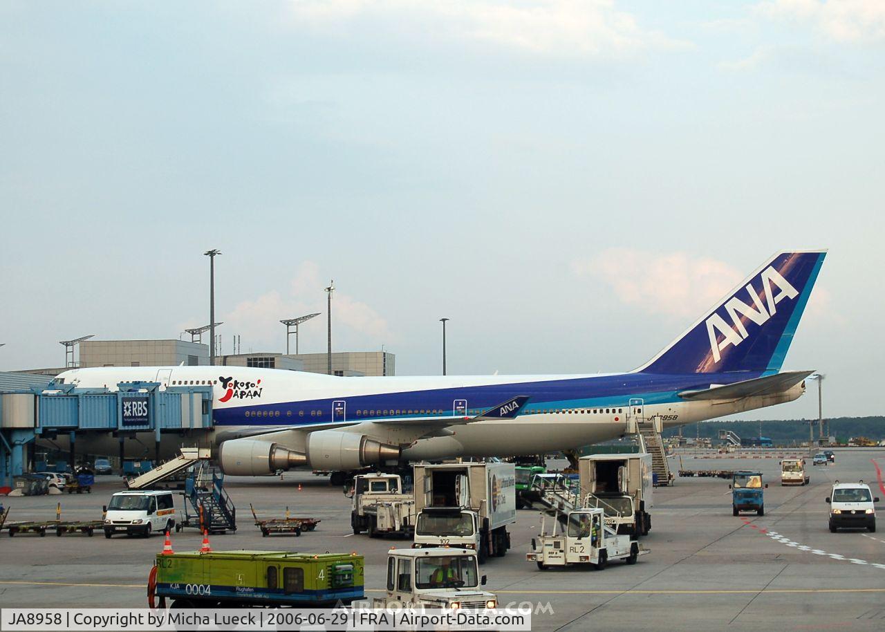 JA8958, 1992 Boeing 747-481 C/N 25641, In Frankfurt