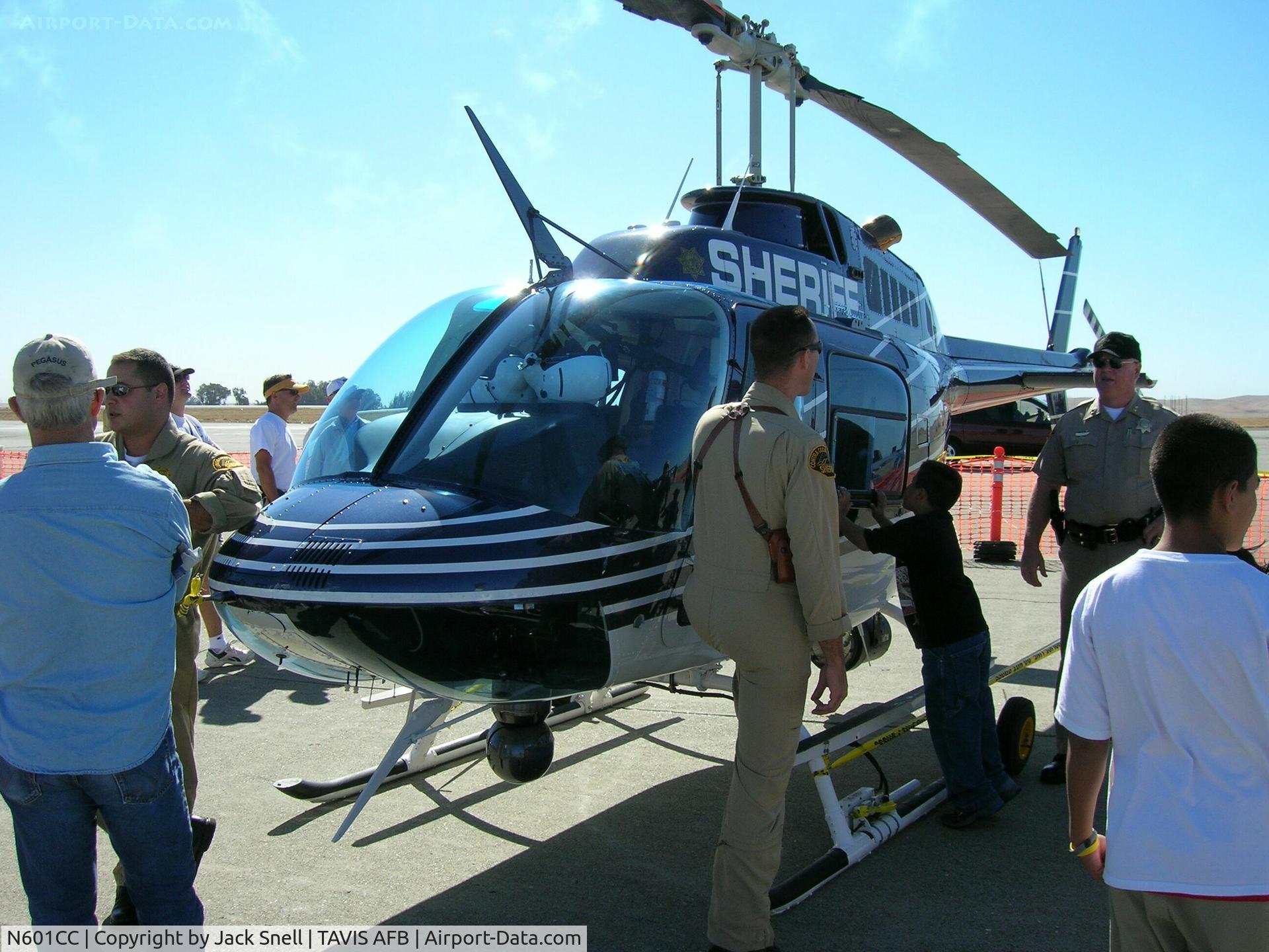 N601CC, Bell 206B JetRanger III C/N 4565, Contra Costa County Sheriff