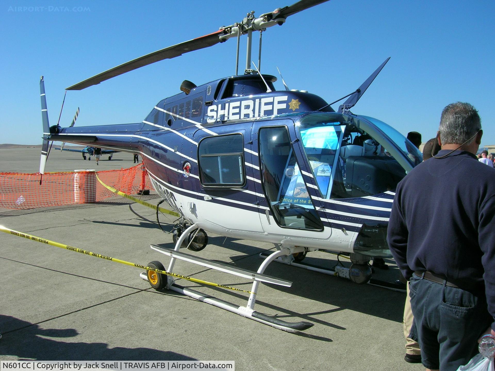 N601CC, Bell 206B JetRanger III C/N 4565, Contra Costa County Sheriff