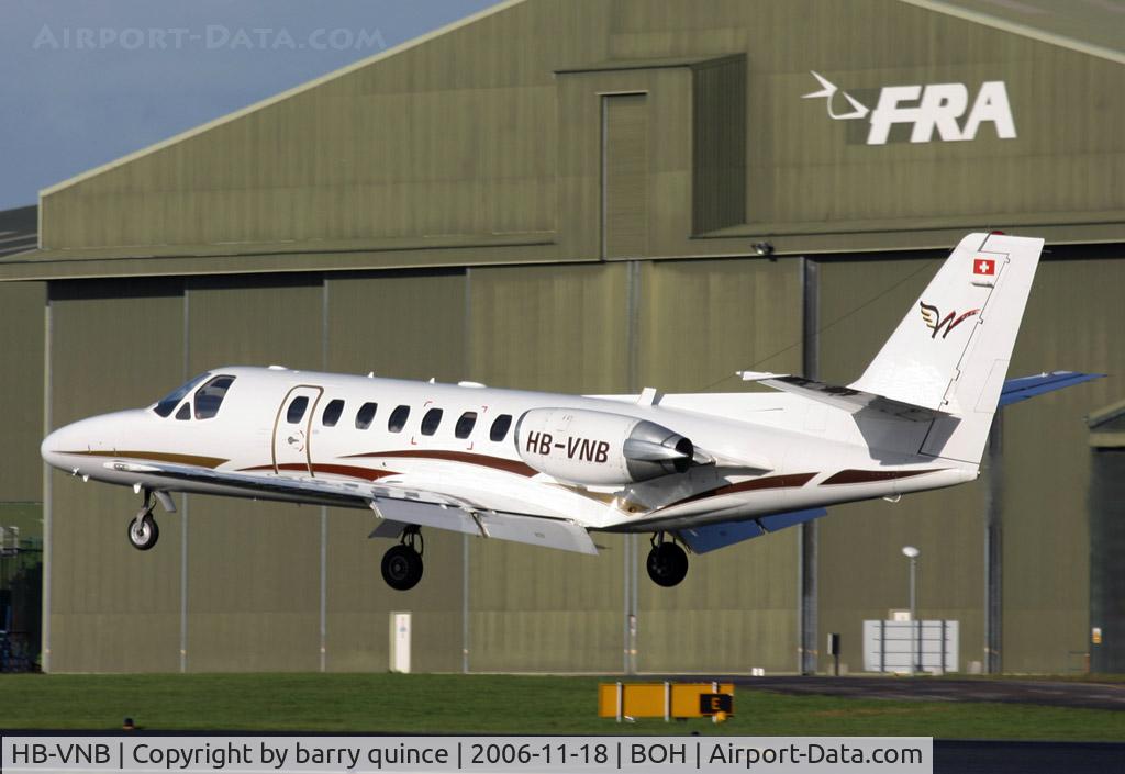HB-VNB, 1994 Cessna 560 Citation Ultra C/N 560-0271, CITATION ULTRA