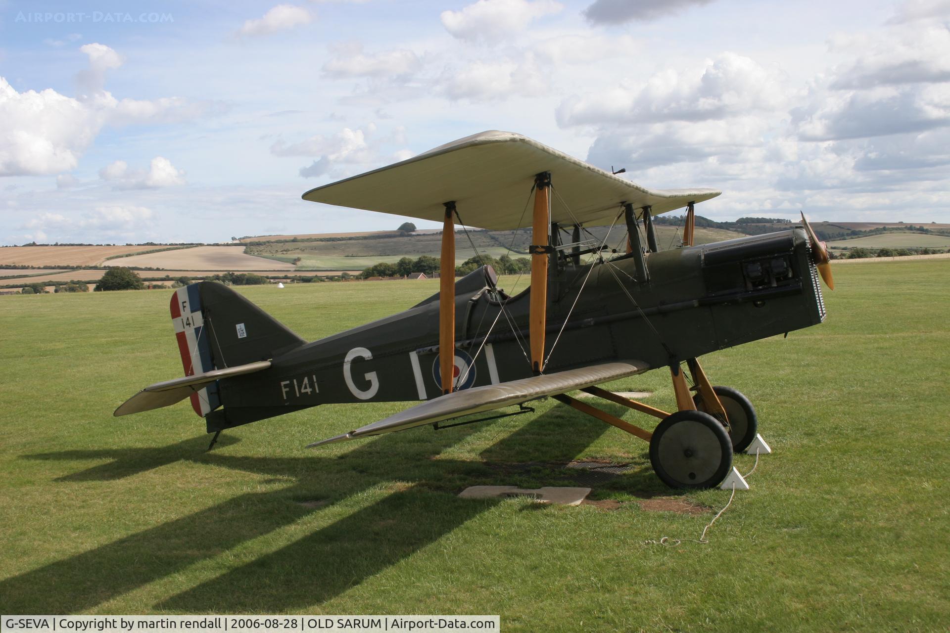 G-SEVA, 1987 Royal Aircraft Factory SE-5A Replica C/N PFA 020-10955, SE5A REPLICA