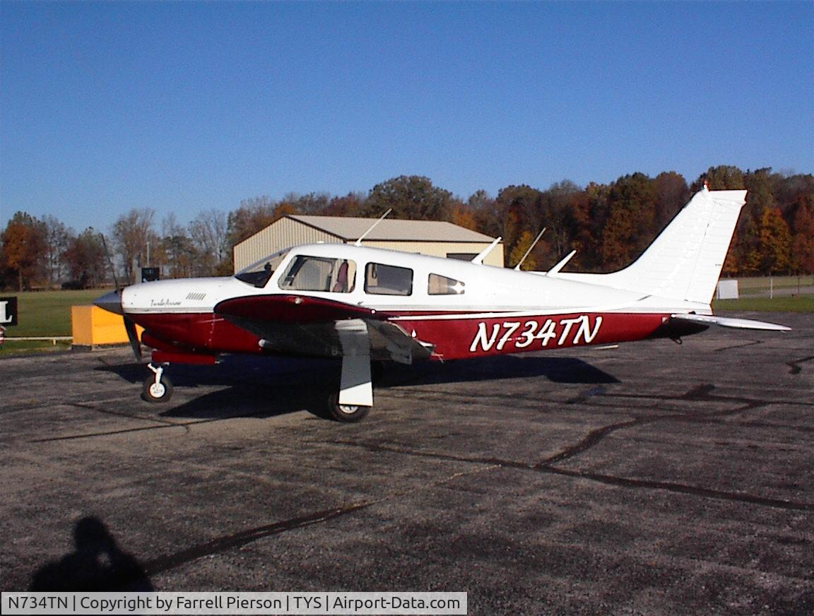 N734TN, 1977 Piper PA-28R-201T Cherokee Arrow III C/N 28R-7703230, Freshly painted, just purchased
