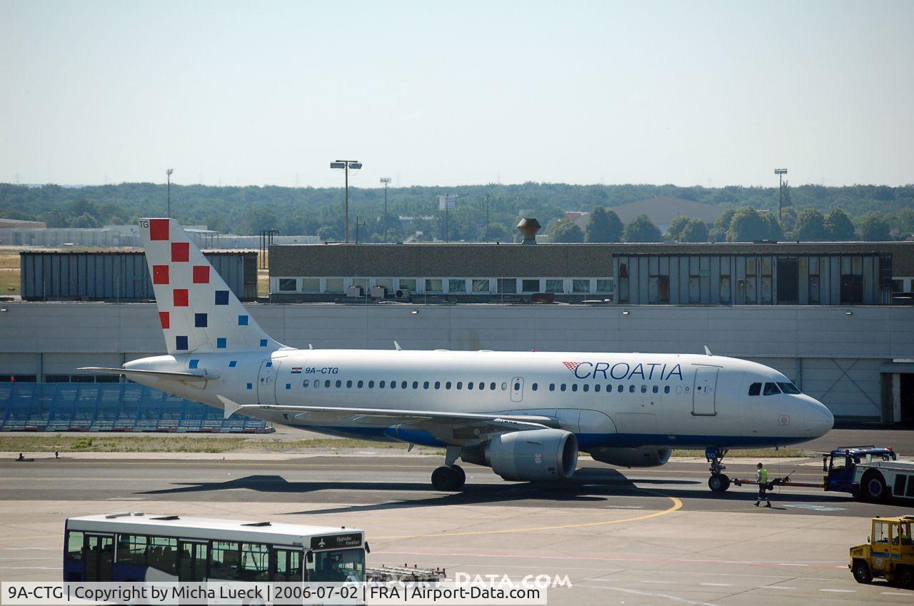 9A-CTG, 1998 Airbus A319-112 C/N 767, Push-back