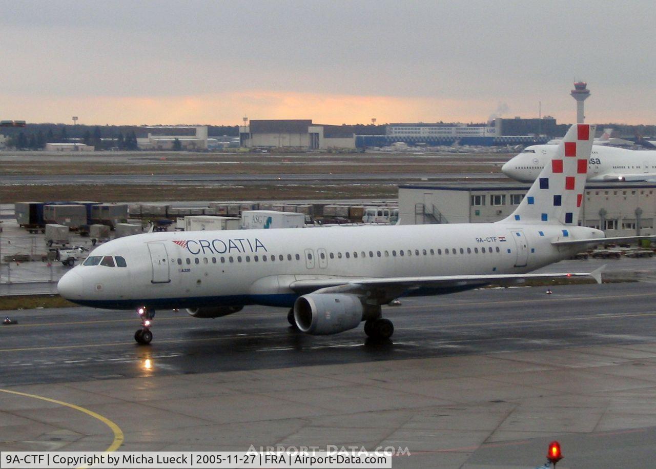 9A-CTF, 1991 Airbus A320-211 C/N 258, Nasty weather in Franfurt
