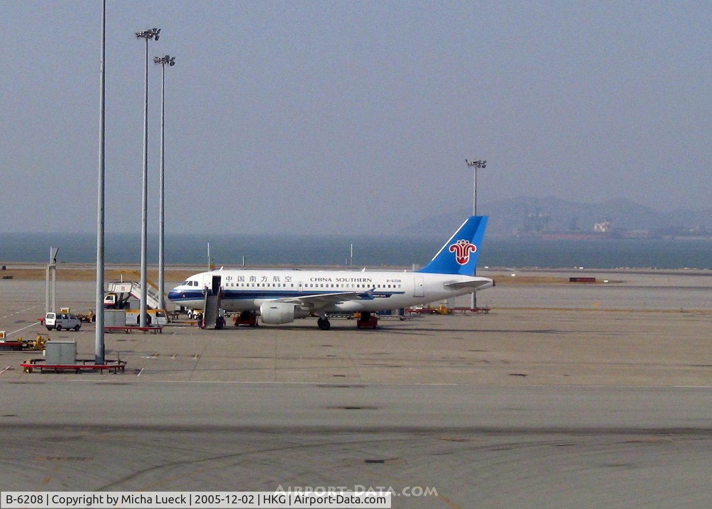 B-6208, 2005 Airbus A319-112 C/N 2555, Parked in Hong Kong
