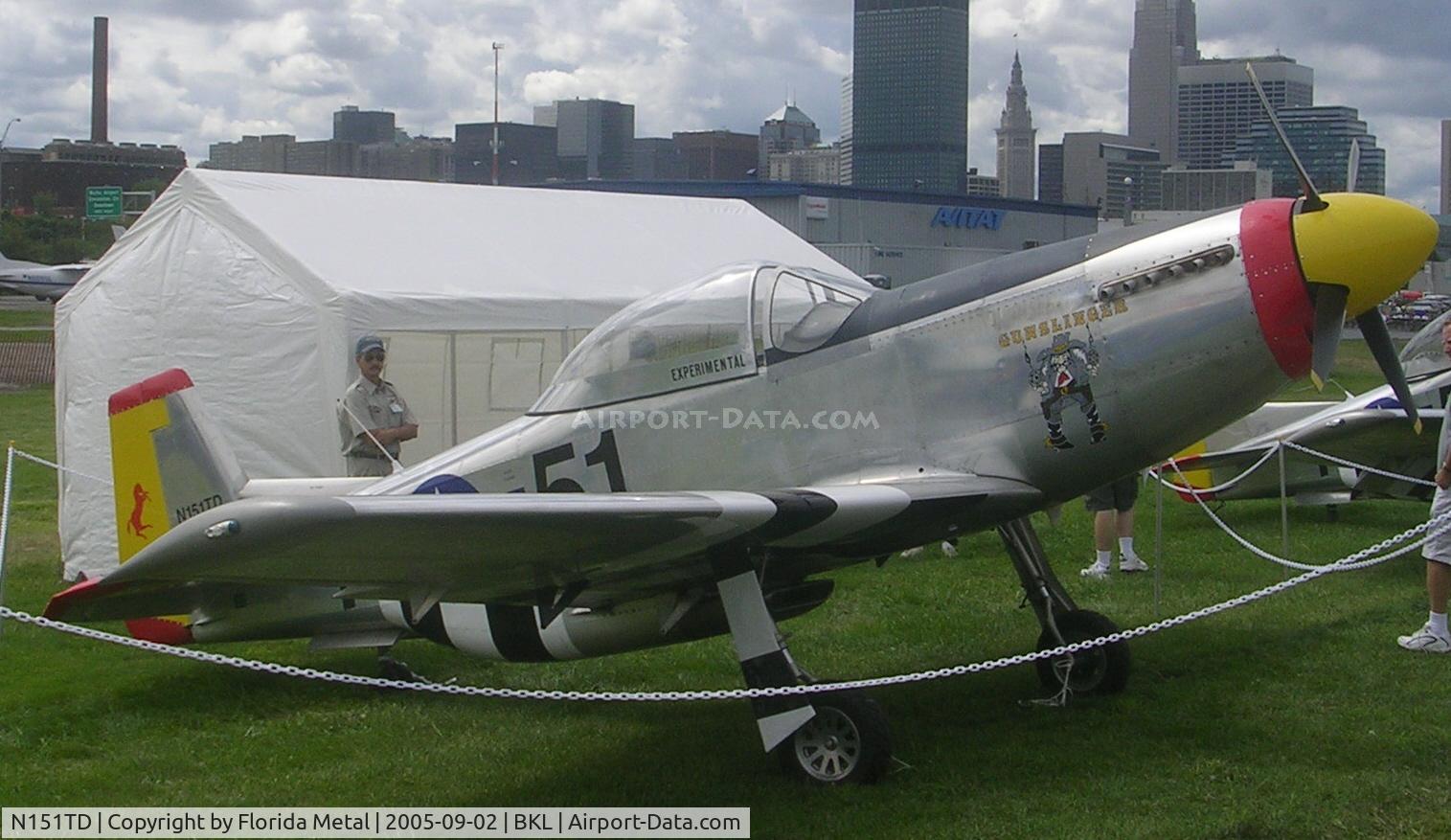 N151TD, 2002 Titan T-51 Mustang C/N 0001, Gun Slinger