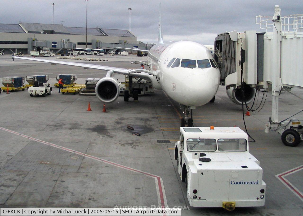 C-FKCK, 1991 Airbus A320-211 C/N 265, Just arrived from Toronto