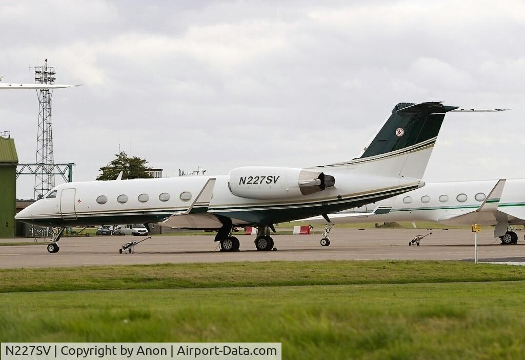 N227SV, 1991 Gulfstream Aerospace G-IV C/N 1172, possibly taken at  RAF leuchars in fife Scotland