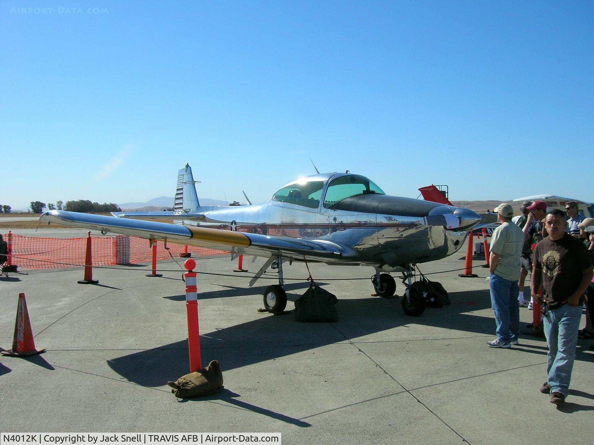 N4012K, 1947 North American Navion (NA-145) C/N NAV-4-1012, Taken at the 2005 Travis Air Show