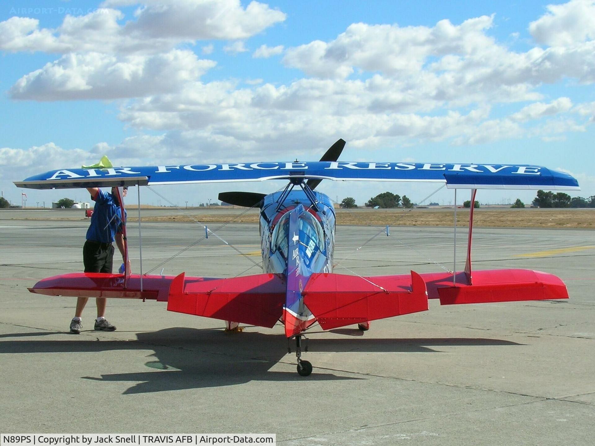 N89PS, 1998 Aviat Pitts S-2C Special C/N 6013, Taken at the 2005 Travis Air Show