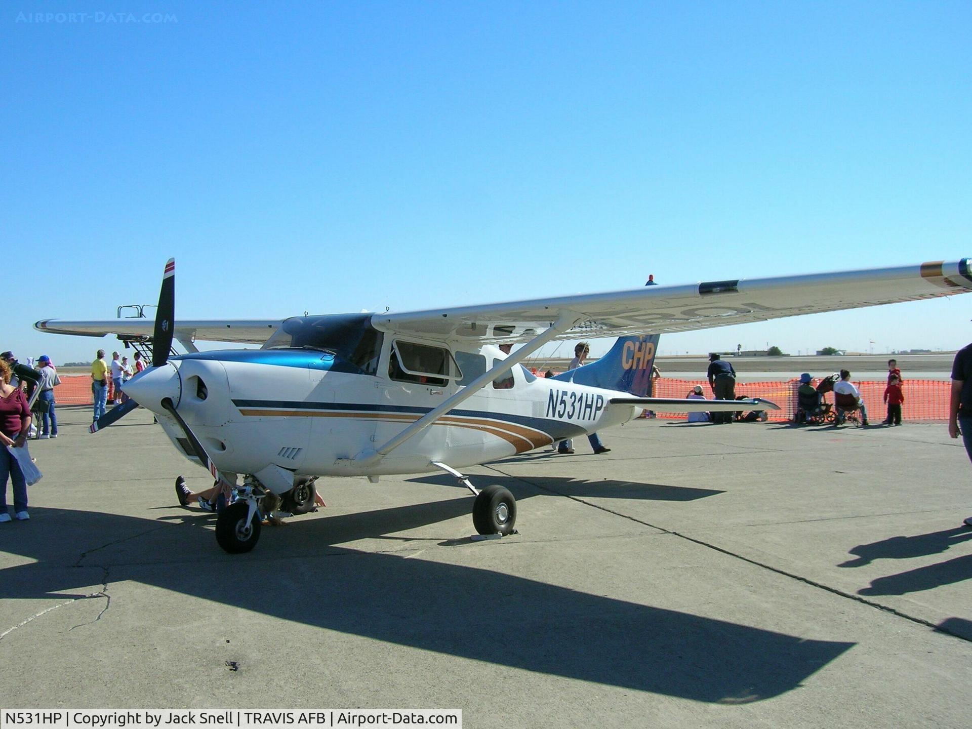 N531HP, 2001 Cessna T206H Turbo Stationair C/N T20608250, Taken at the 2005 Travis Air Show
