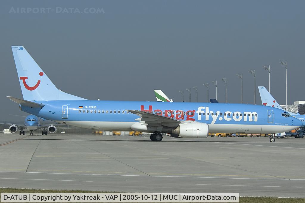 D-ATUB, 2000 Boeing 737-804 C/N 30466, Hapagfly Boeing 737-800