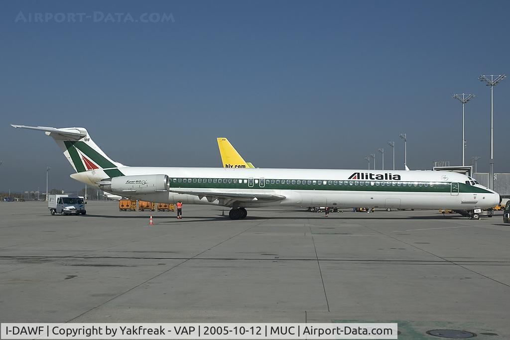 I-DAWF, 1984 McDonnell Douglas MD-82 (DC-9-82) C/N 49200/1147, Alitalia MD80