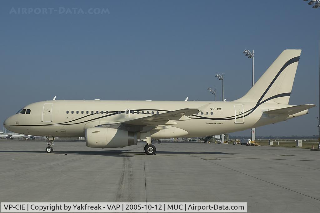VP-CIE, 2001 Airbus ACJ319 (A319-133/CJ) C/N 1589, Airbus 319CJ