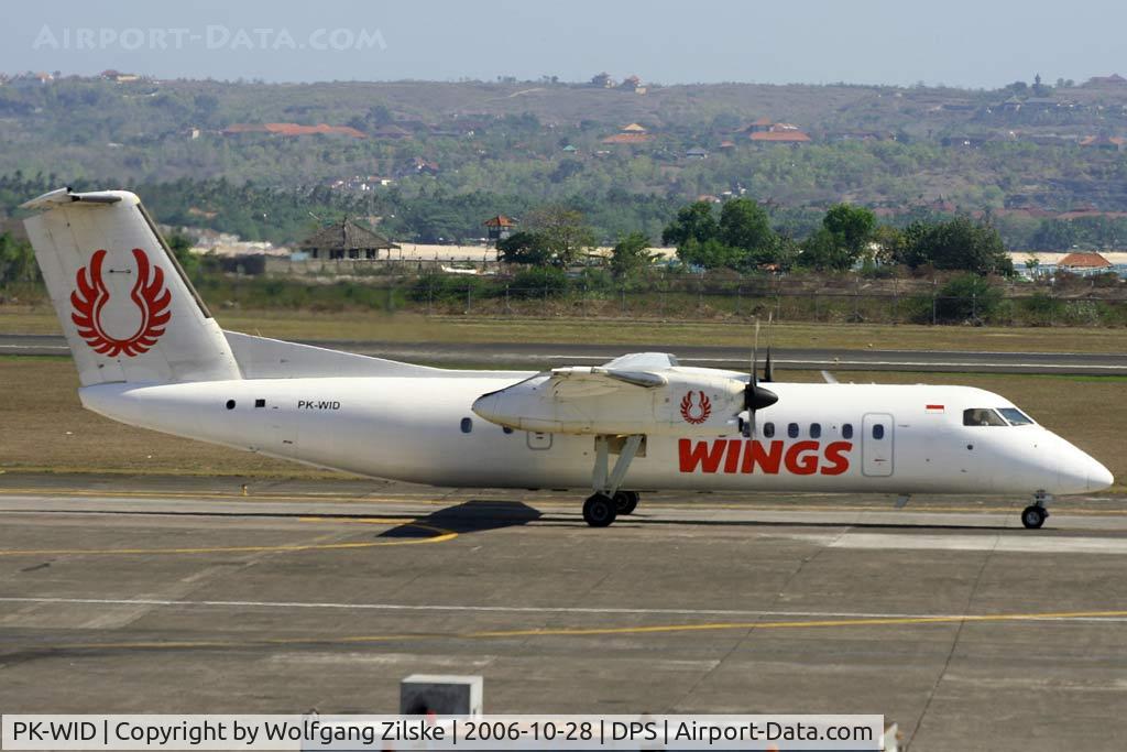 PK-WID, 1989 De Havilland Canada DHC-8-301 Dash 8 C/N 116, visitor