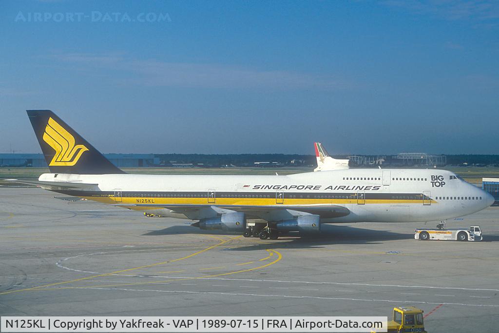N125KL, Boeing 747-312 C/N 23245, Singapore Airlines Boeing 747-300