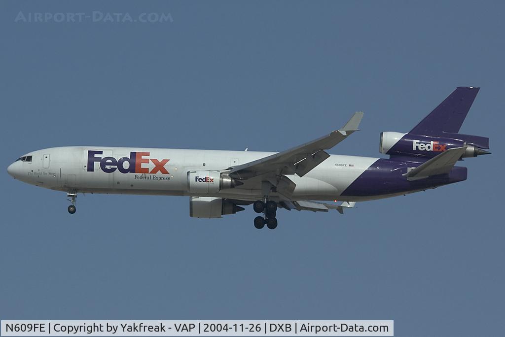 N609FE, 1993 McDonnell Douglas MD-11F C/N 48549, fedex MD11