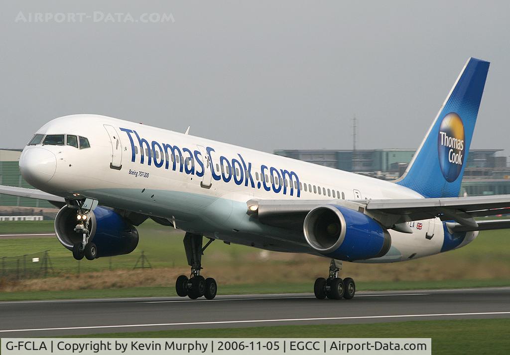 G-FCLA, 1997 Boeing 757-28A C/N 27621, TCX 757 at lift off.