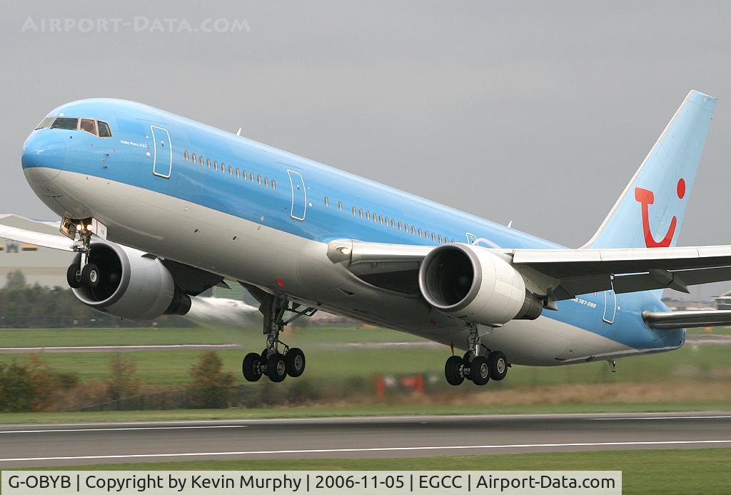 G-OBYB, 1996 Boeing 767-304/ER C/N 28040, Getting ready for lease to Garuda.