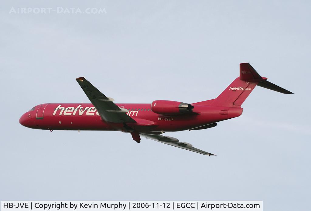 HB-JVE, 1993 Fokker 100 (F-28-0100) C/N 11459, Pink Swiss Fokker