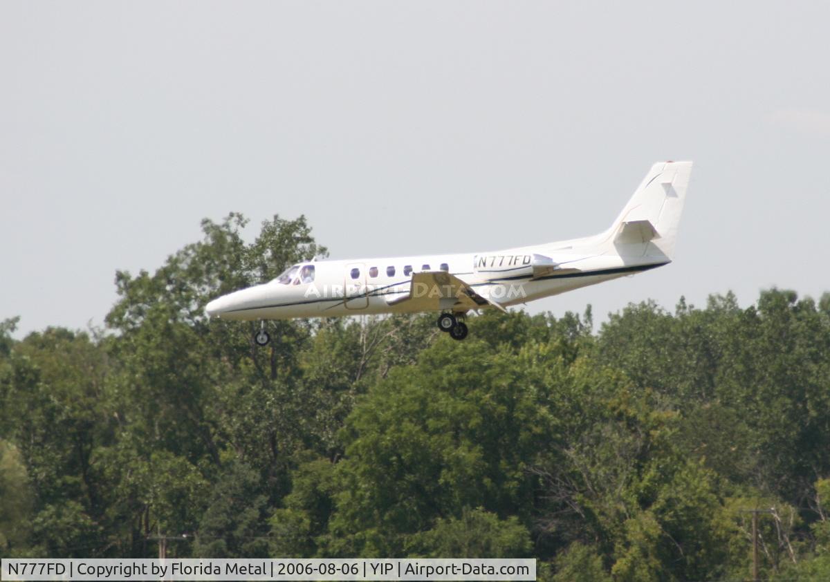 N777FD, 1986 Cessna S550 Citation IIS C/N S550-0099, C-550