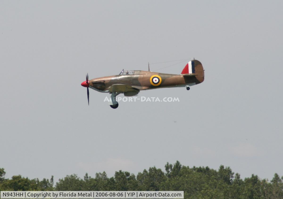 N943HH, 1943 Hawker (CCF) Hurricane Mk12 C/N 56022, Hurricane Mk2