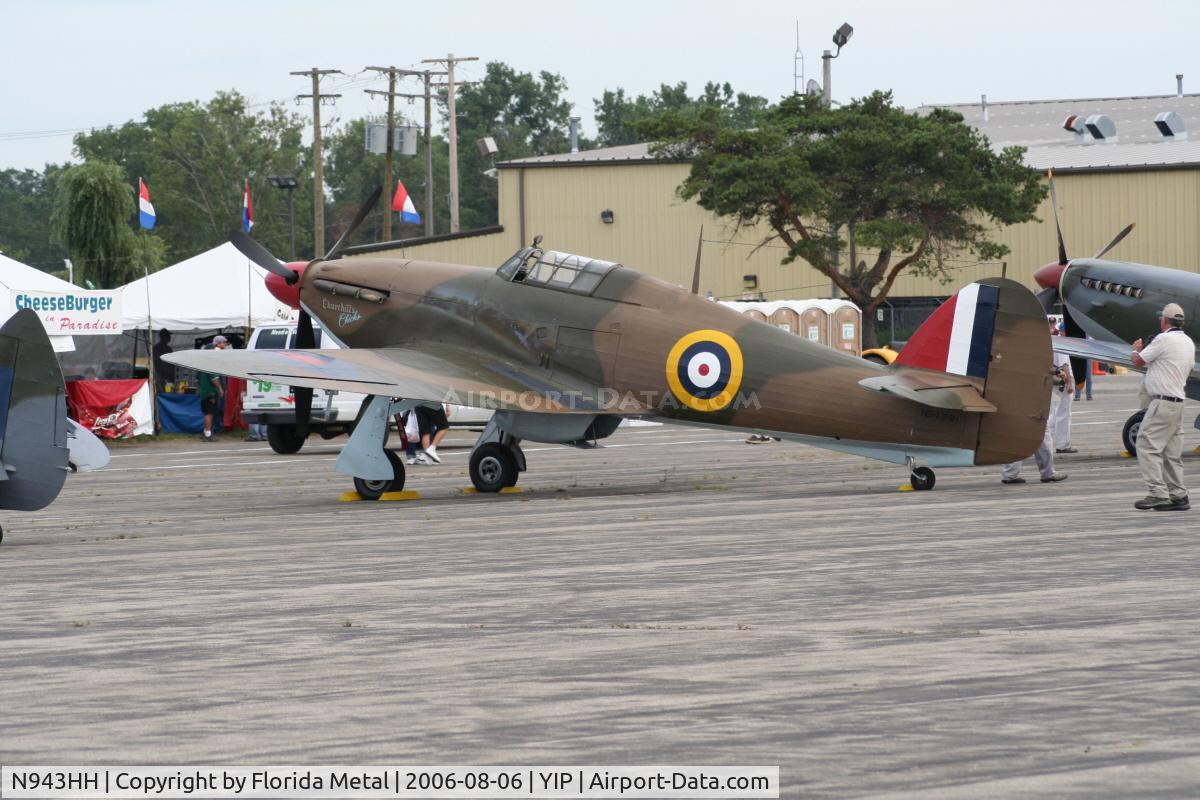 N943HH, 1943 Hawker (CCF) Hurricane Mk12 C/N 56022, Hurricane