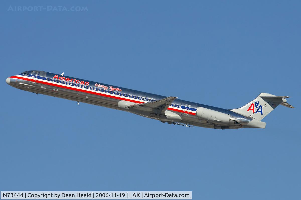 N73444, 1987 McDonnell Douglas MD-82 (DC-9-82) C/N 49470, American Airlines 