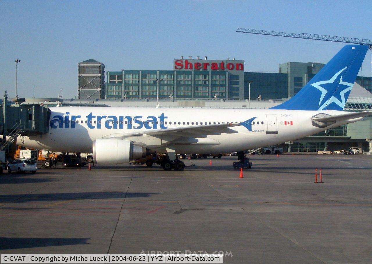 C-GVAT, 1988 Airbus A310-304 C/N 485, Parked at Toronto Pearson International