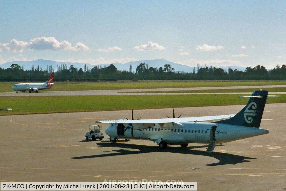ZK-MCO, 1999 ATR 72-212A C/N 628, At Christchurch