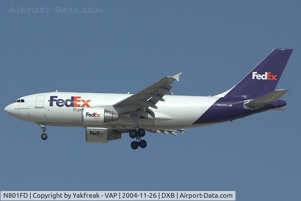 N801FD, 1990 Airbus A310-324/F C/N 539, Fedex Airbus 310
