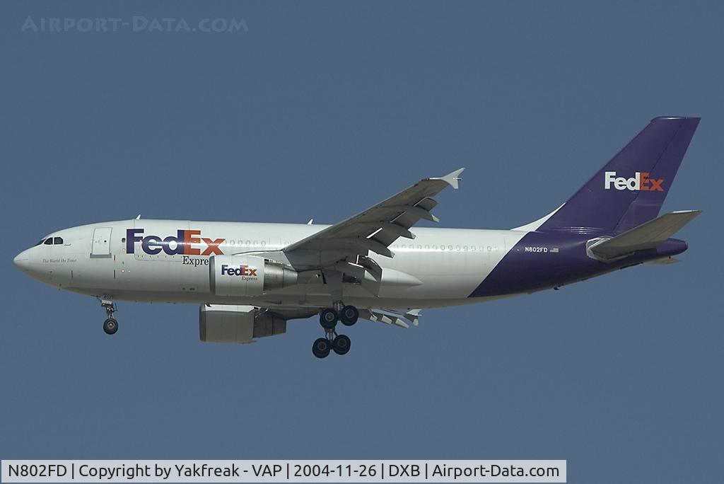 N802FD, 1990 Airbus A310-324/F C/N 542, Fedex Airbus 310