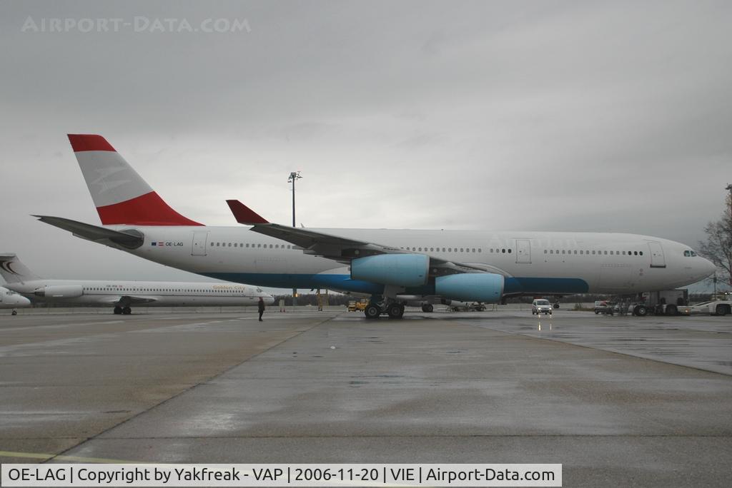 OE-LAG, 1995 Airbus A340-212 C/N 075, former Austrian Airlines Airbus 340-200