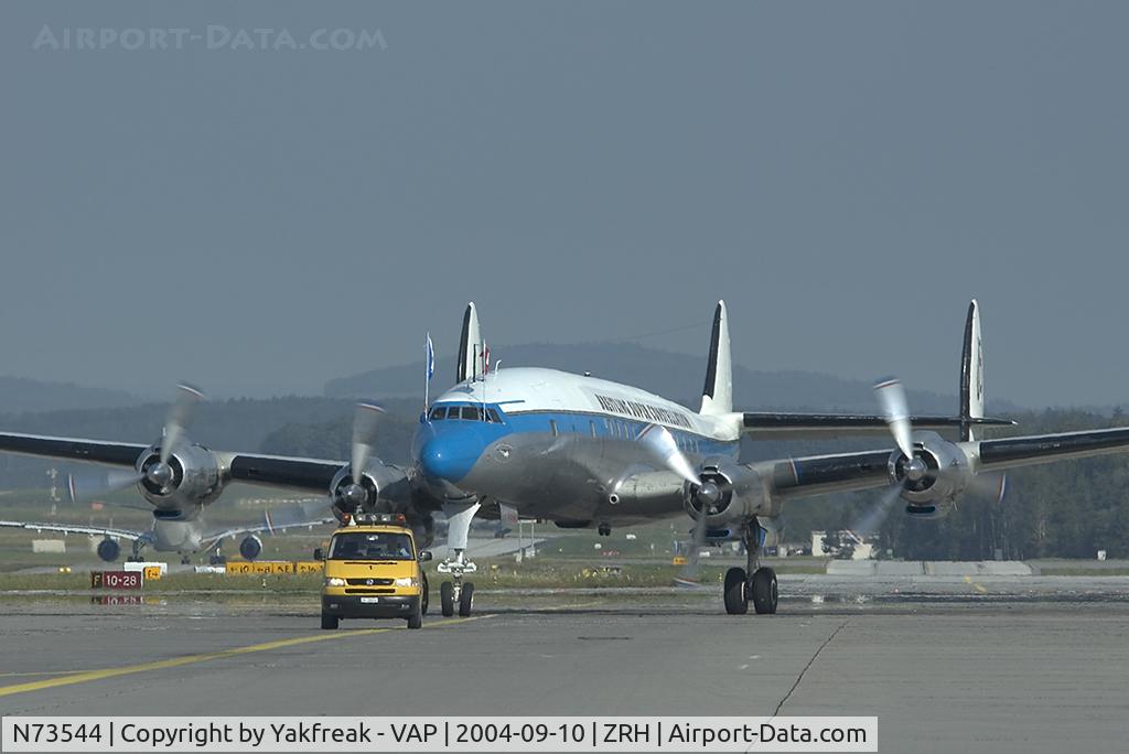 N73544, 1955 Lockheed C-121C Super Constellation (L-1049F) C/N 1049F-4175, Super Constellation Flyers L1049