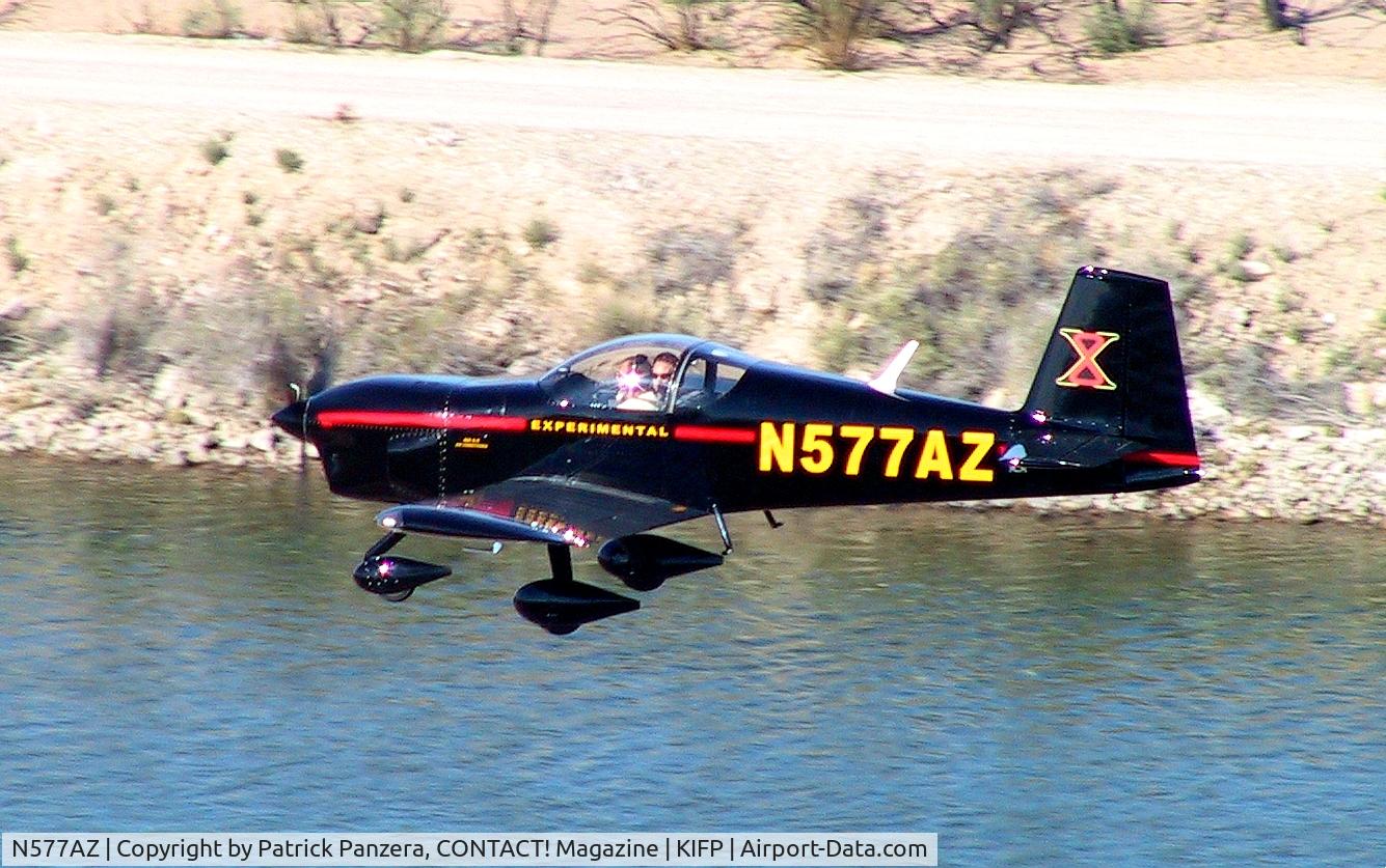 N577AZ, 2003 Vans RV-7A C/N 70428, Laughlin NV, Chris Opperman at the controls, over the Colorado River