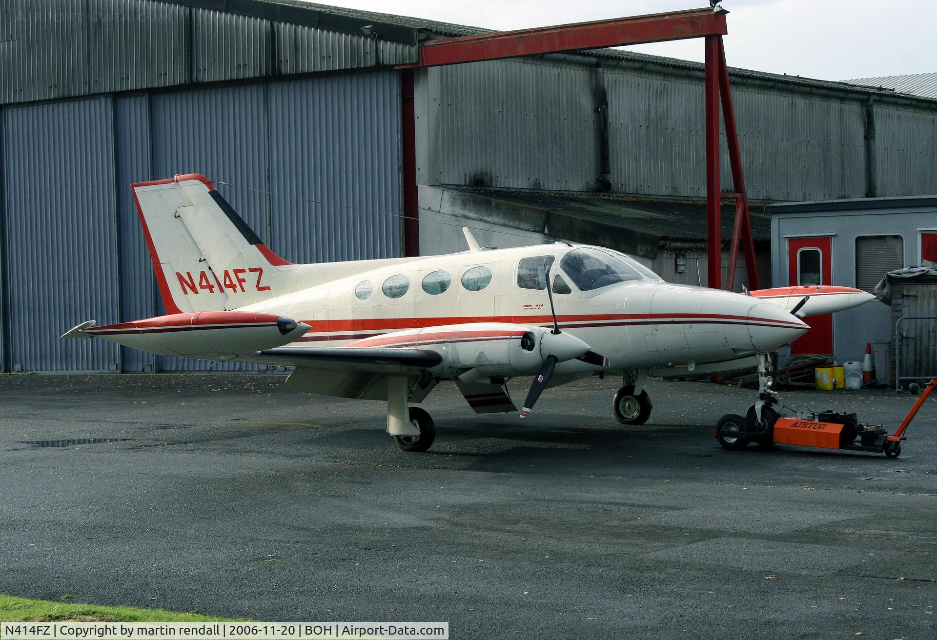 N414FZ, 1971 Cessna 414 Chancellor C/N 414-0175, CESSNA 414