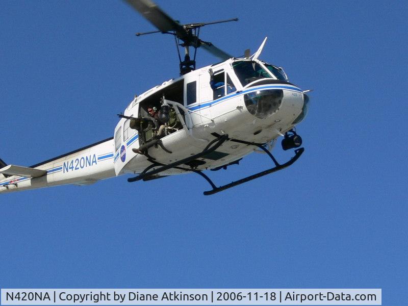 N420NA, Bell UH-1H C/N 65-10104, Taken Saturday 11/18/06 Playalinda Beach