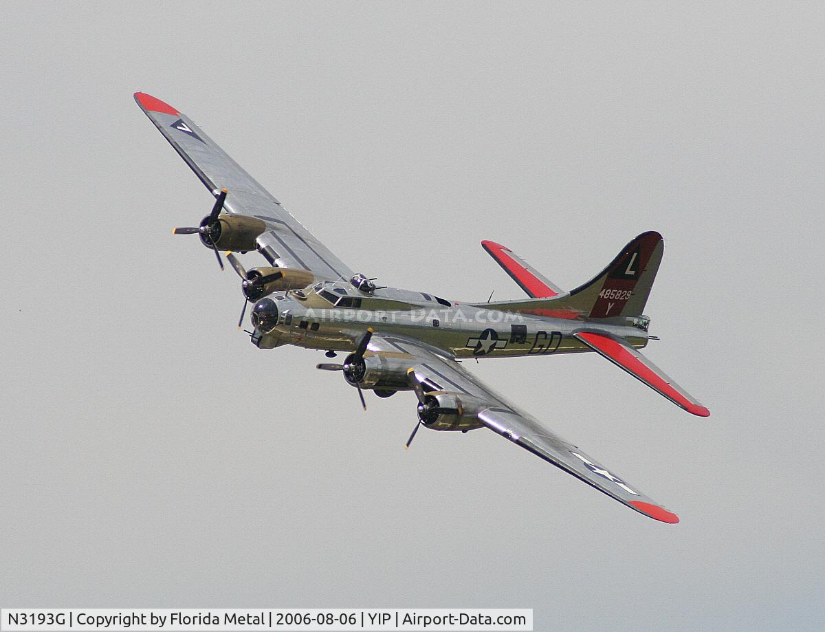 N3193G, 1944 Boeing B-17G Flying Fortress C/N 77255, B-17