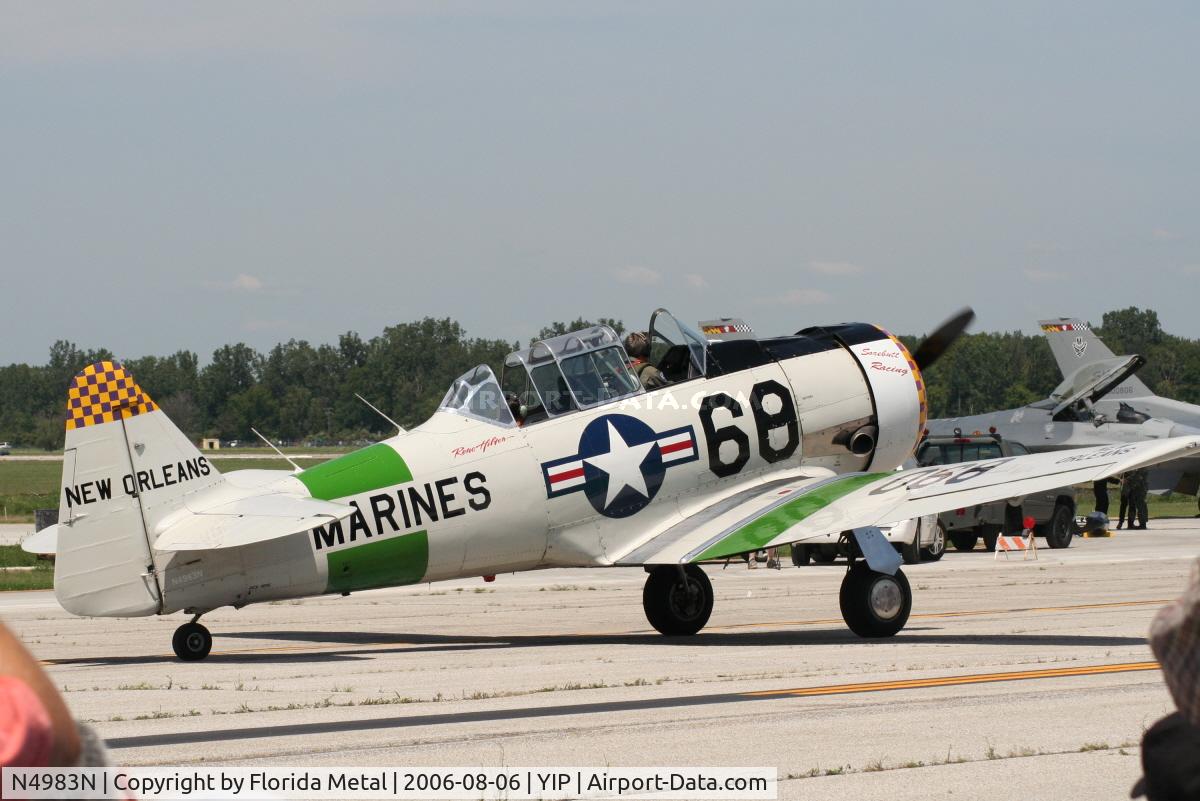 N4983N, 1957 North American AT-6D Texan C/N 121-42175 (44-81453), AT-6