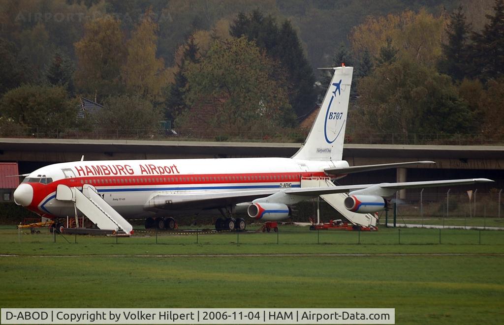 D-ABOD, 1960 Boeing 707-430 C/N 17720, Boeing 707-430 marked as D-AFHG