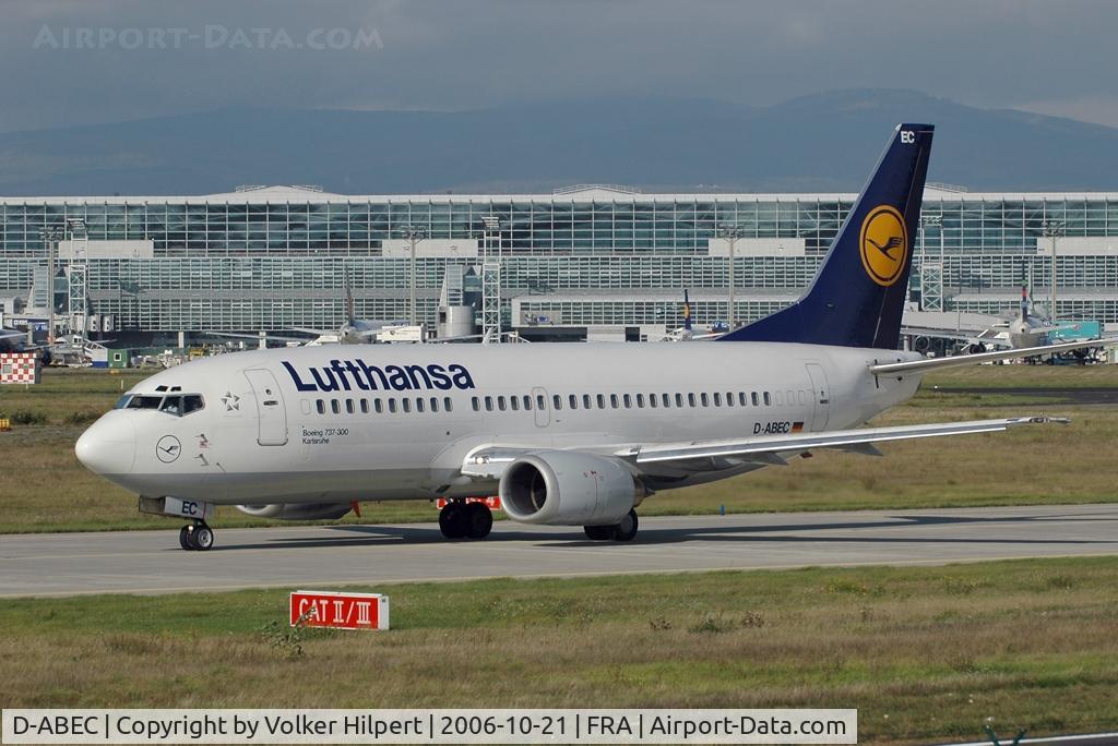 D-ABEC, 1991 Boeing 737-330 C/N 25149, Lufthansa 737-330